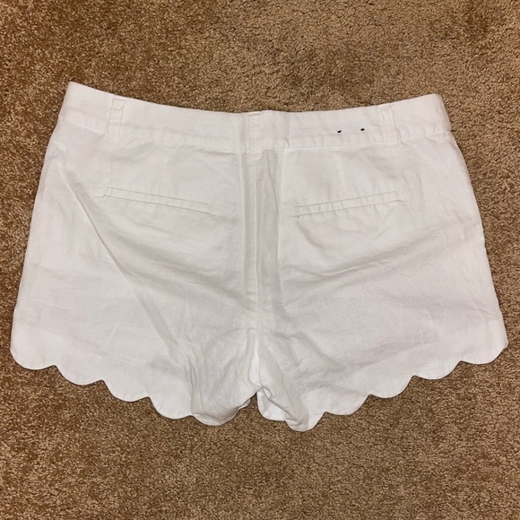 J. Crew Factory Scalloped Hem Shorts - Picture 3 of 3